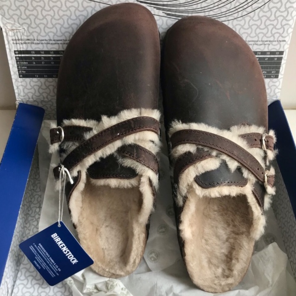 Birkenstock Shoe Clog EU42 S-11 Blair Shearling NEW with Box - Picture 8 of 8